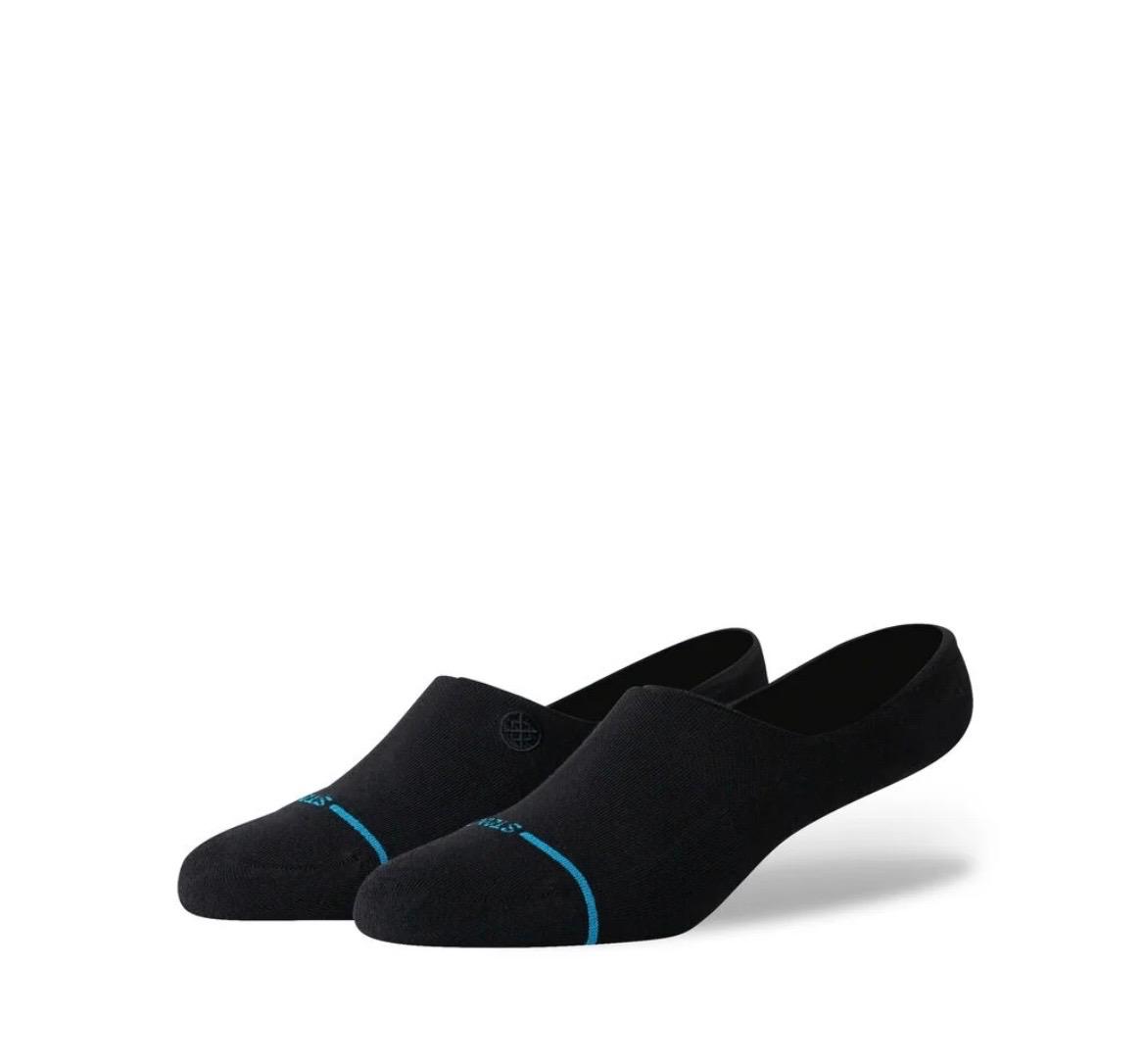 Black Premium No Show Socks (Pack of 3)
