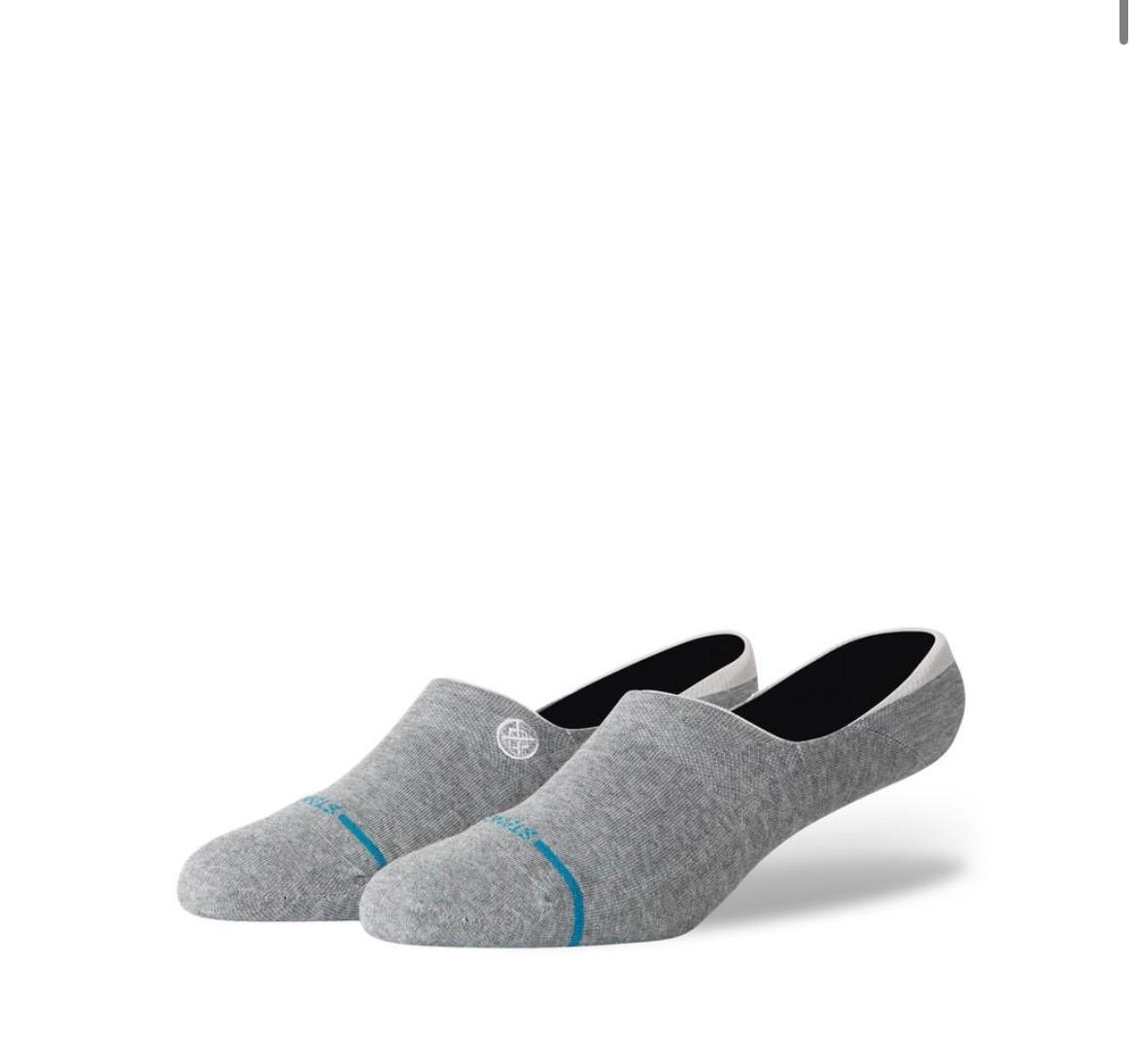 Grey Premium No Show Socks (pack of 3)